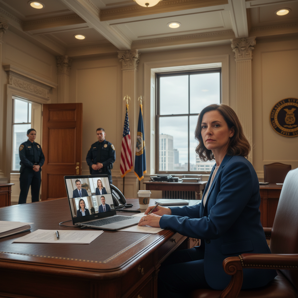 Collier Cuts Off Call With Newsom After Felony Warning at State Capitol