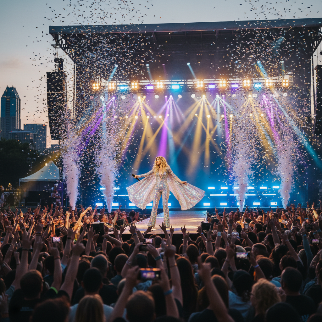 Kylie Minogue’s Tension Tour 2025 Live in Austin, TX