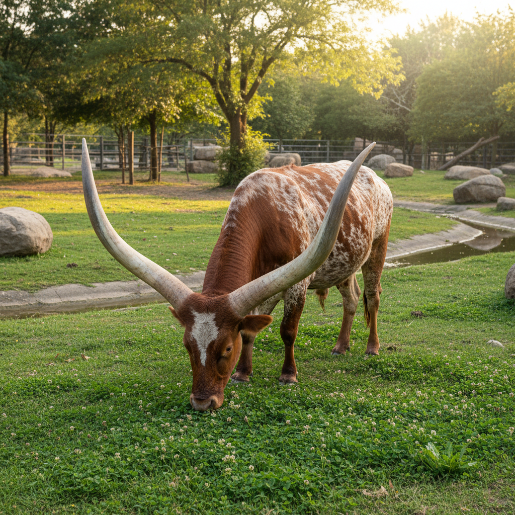 Houston Zoo Bids Farewell to Luni Tune, Last Ankole Cattle in Texas