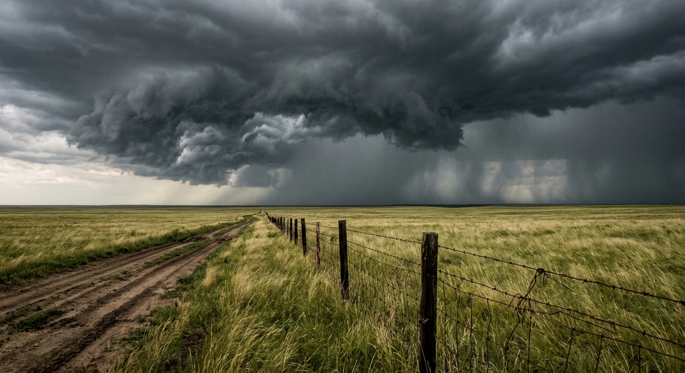 Severe Storms Forecast for Texas Panhandle With Hail and Flash Flooding Risks