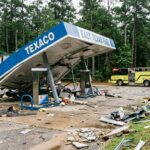 Three Rescued After Gas Station Collapse in Montgomery County, Texas