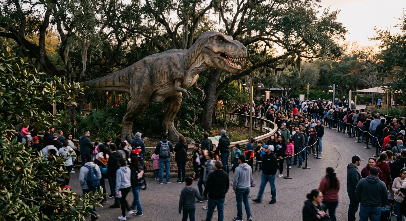 San Antonio Zoo Responds to ‘Dinos After Dark’ Event Congestion Amid Visitor Feedback