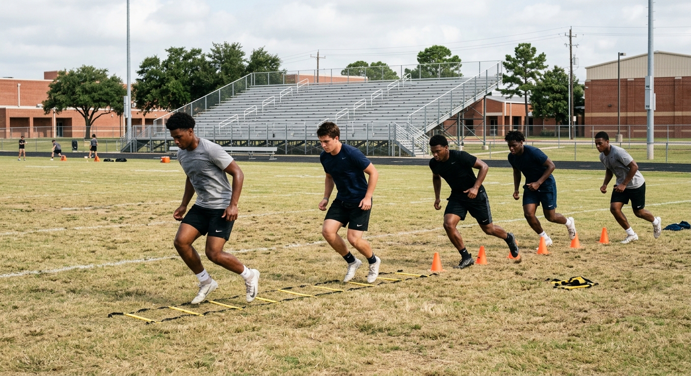 Houston High School Football Athletes Prep Rigorously for the Upcoming Season